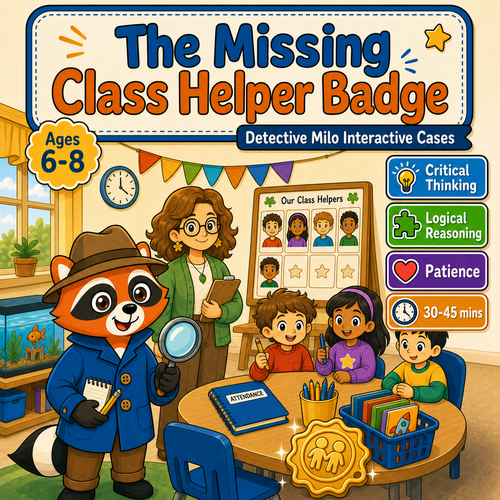 The Missing Class Helper Badge - Detective Milo Interactive Cases