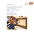 The Mark in the Bar — sample story page from Detective Milo: The Missing Compass aboard the Pirate Ship, ages 4–6 edition