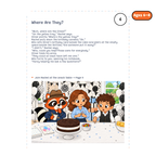 Where Are They? — sample story page from Detective Milo: The Missing Oreos in the Party, ages 6–8 edition