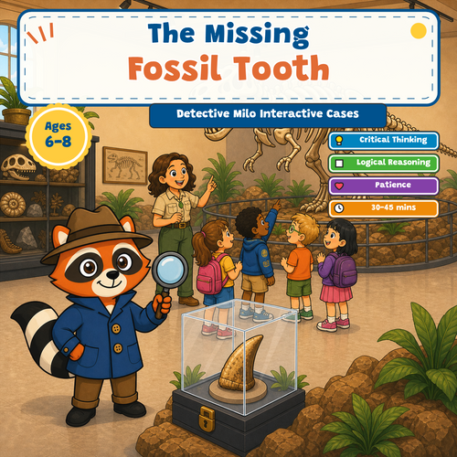 The Missing Fossil Tooth - Detective Milo Interactive Cases