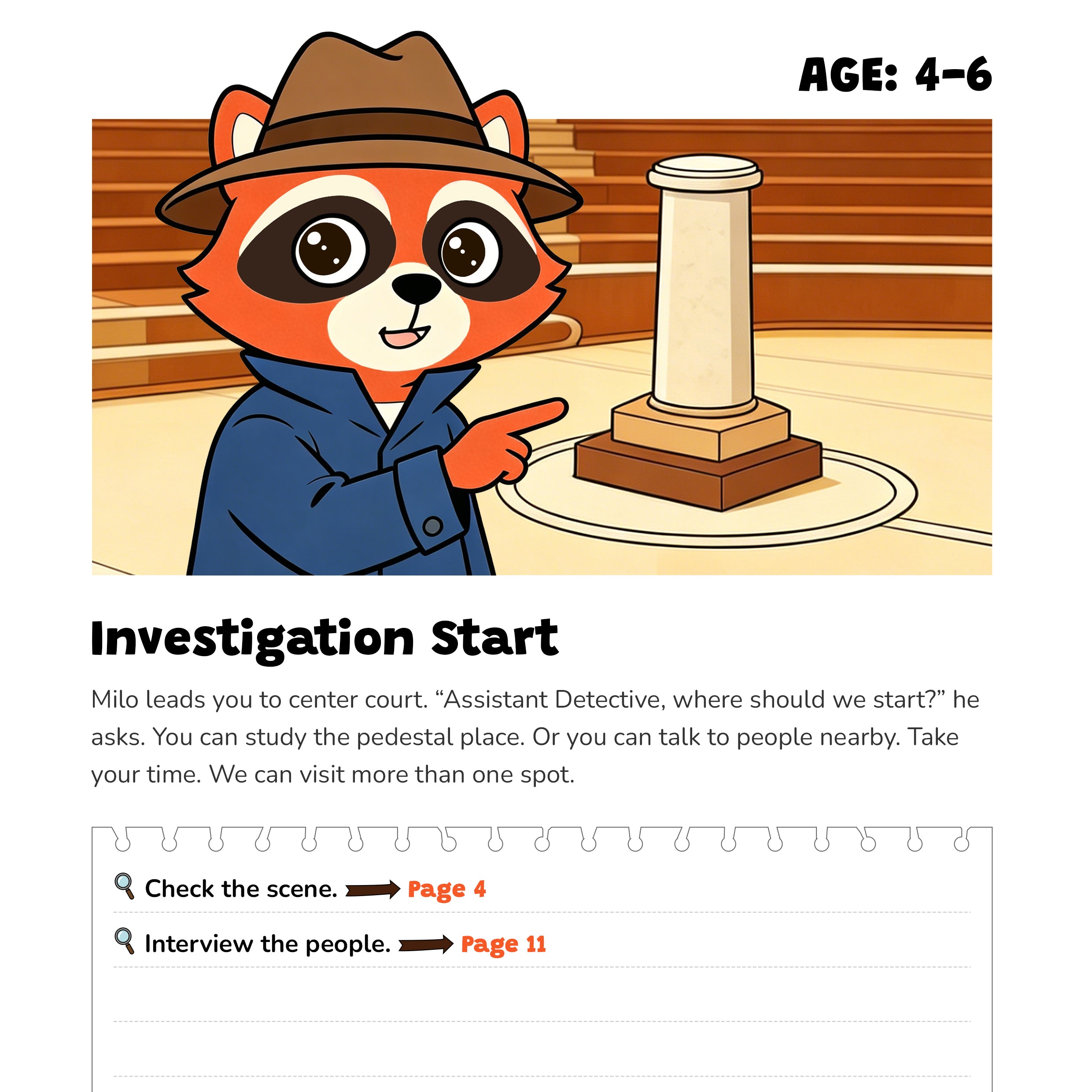 Detective Milo Interactive Cases - The Missing Trophy