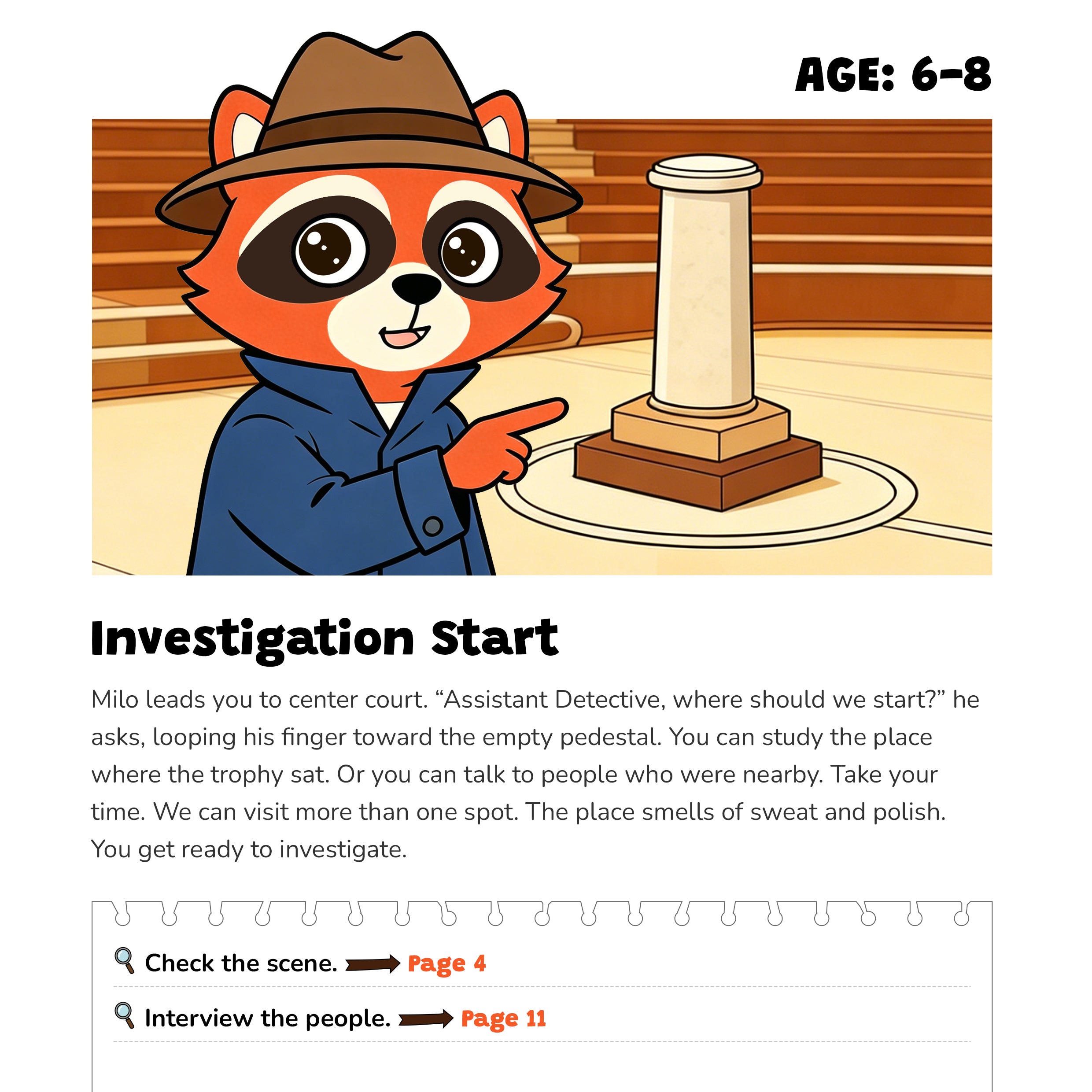 Detective Milo Interactive Cases - The Missing Trophy